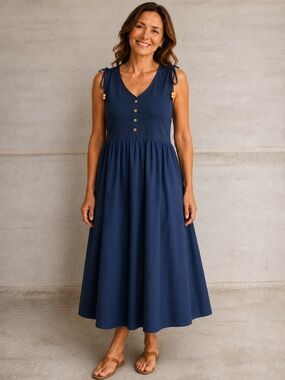 DENIM DRESS Midi by GRENIER - NWT size XL